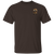 Front view of the Ironclad Bear Heritage Tee in brown with a subtle chest emblem that complements the rugged aesthetic.