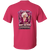 Pink concert style t shirt featuring large back graphic of Sherry Vine Dirty Blonde Live in Concert with Puerto Vallarta and Las Vegas tour dates.