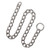 18-3/8" SS Chain & SS Ring