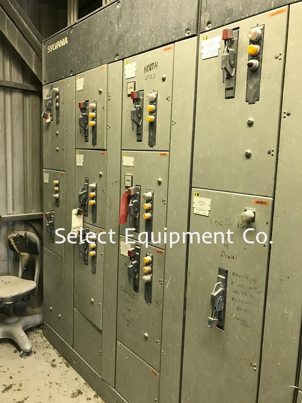 Clark Sylvania Motor Control Center & MCC Buckets Select Equipment