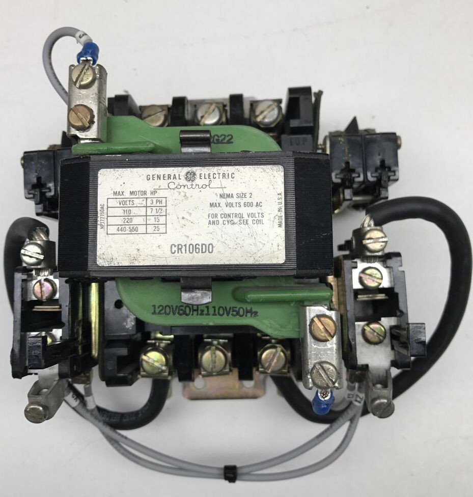CR106DO GENERAL ELECTRIC NEMA SIZE 2 MOTOR STARTER Select Equipment Co.