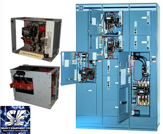 Square D Model 4 MCC Bucket, Breaker Feeder 30 Amp