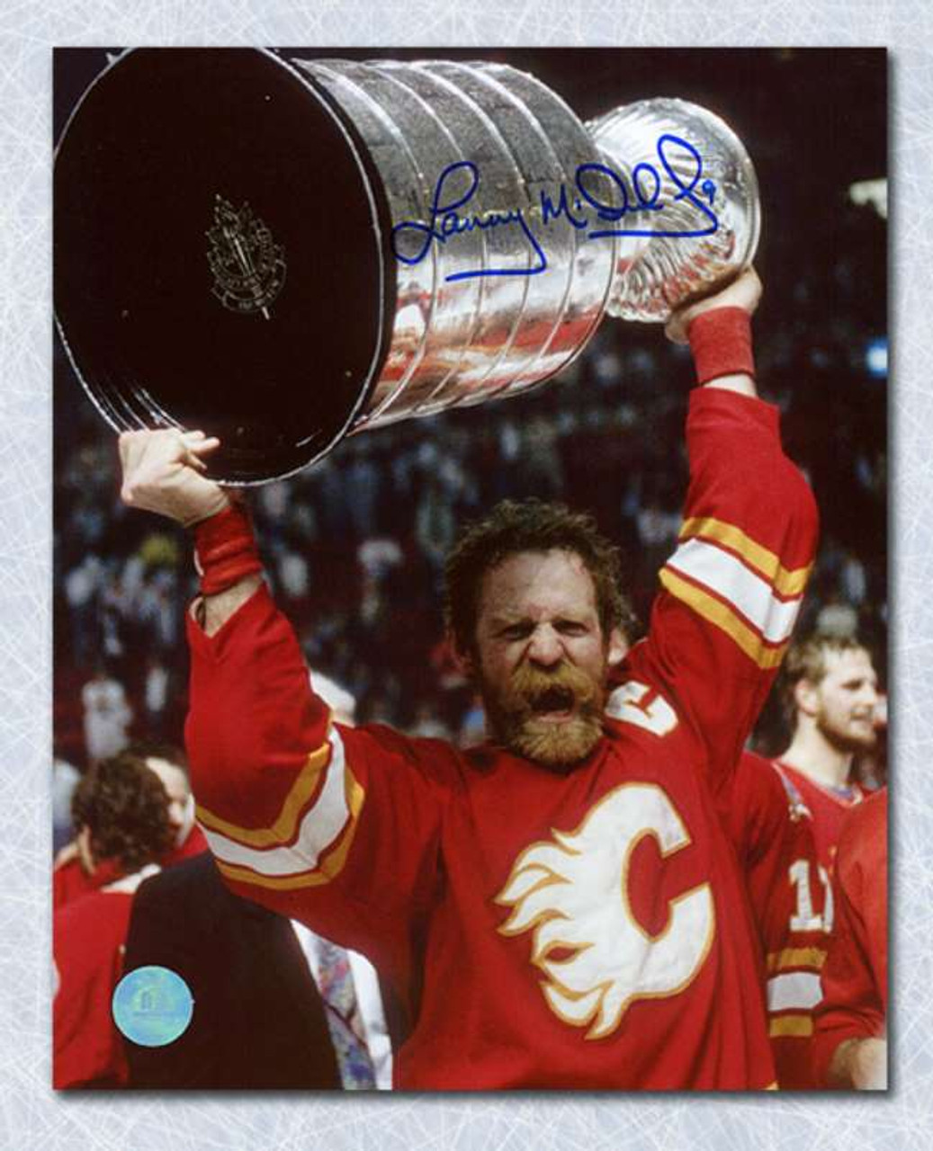 Lanny McDonald Signed Photo - 8x10 HOF JSA