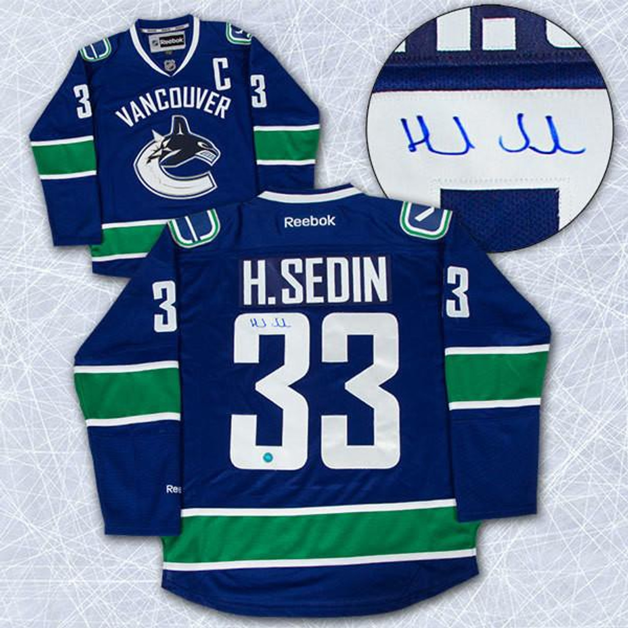 vancouver canucks signed jersey