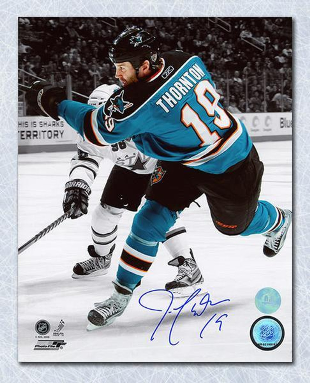 Joe Thornton Autographed San Jose Sharks Reverse Retro Fanatics