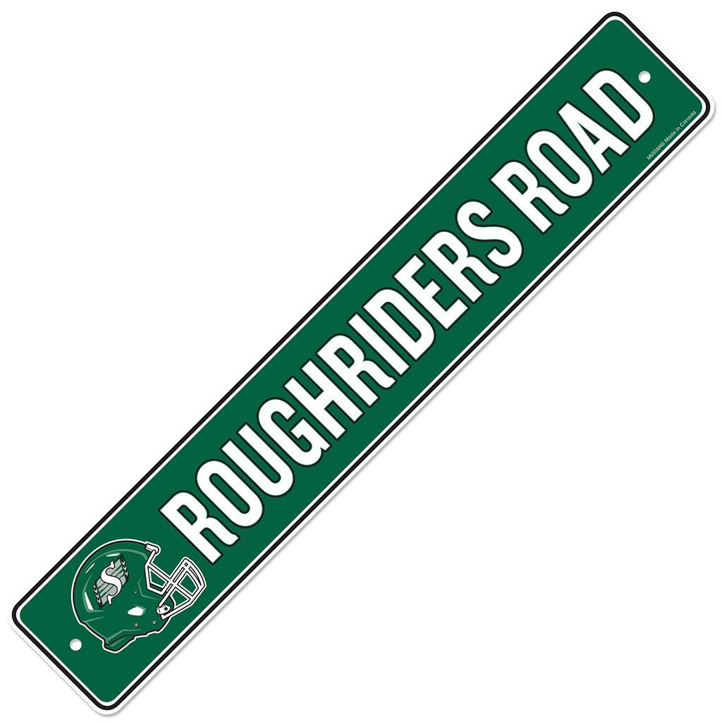Saskatchewan Roughriders Road CFL 4x23 Street Sign - Maverick ...