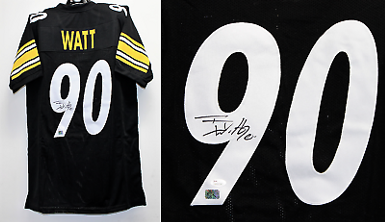 signed tj watt jersey