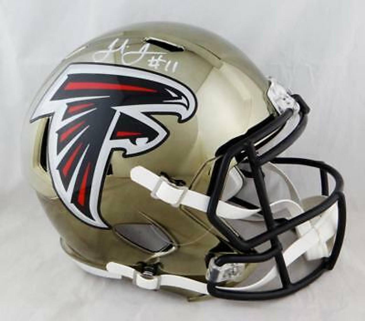 julio jones autographed helmet