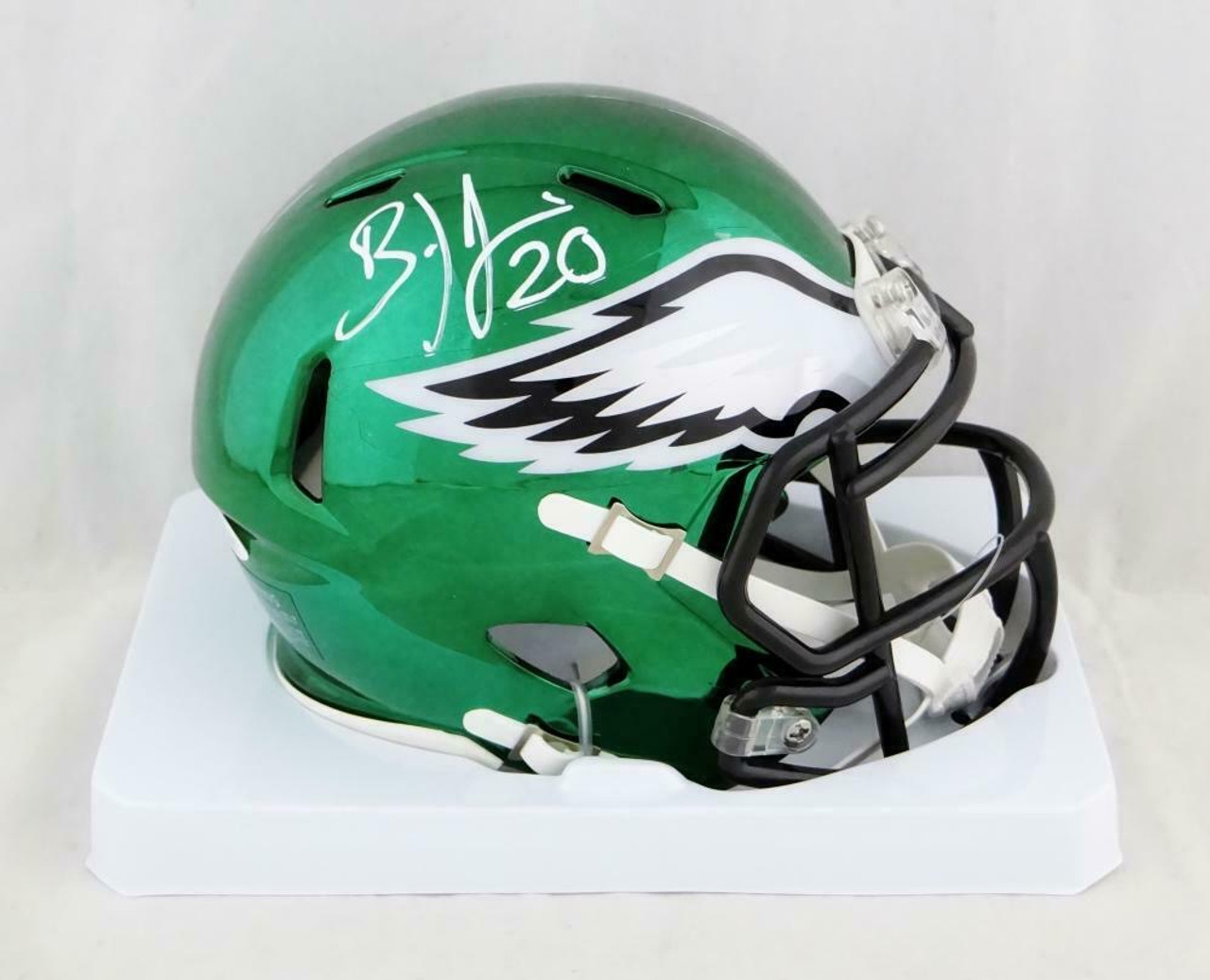 brian dawkins signed helmet