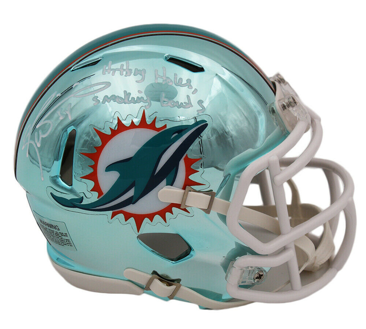 Bob Griese Signed Miami Dolphins Full-Size Replica White 1966-73 Facem — RSA