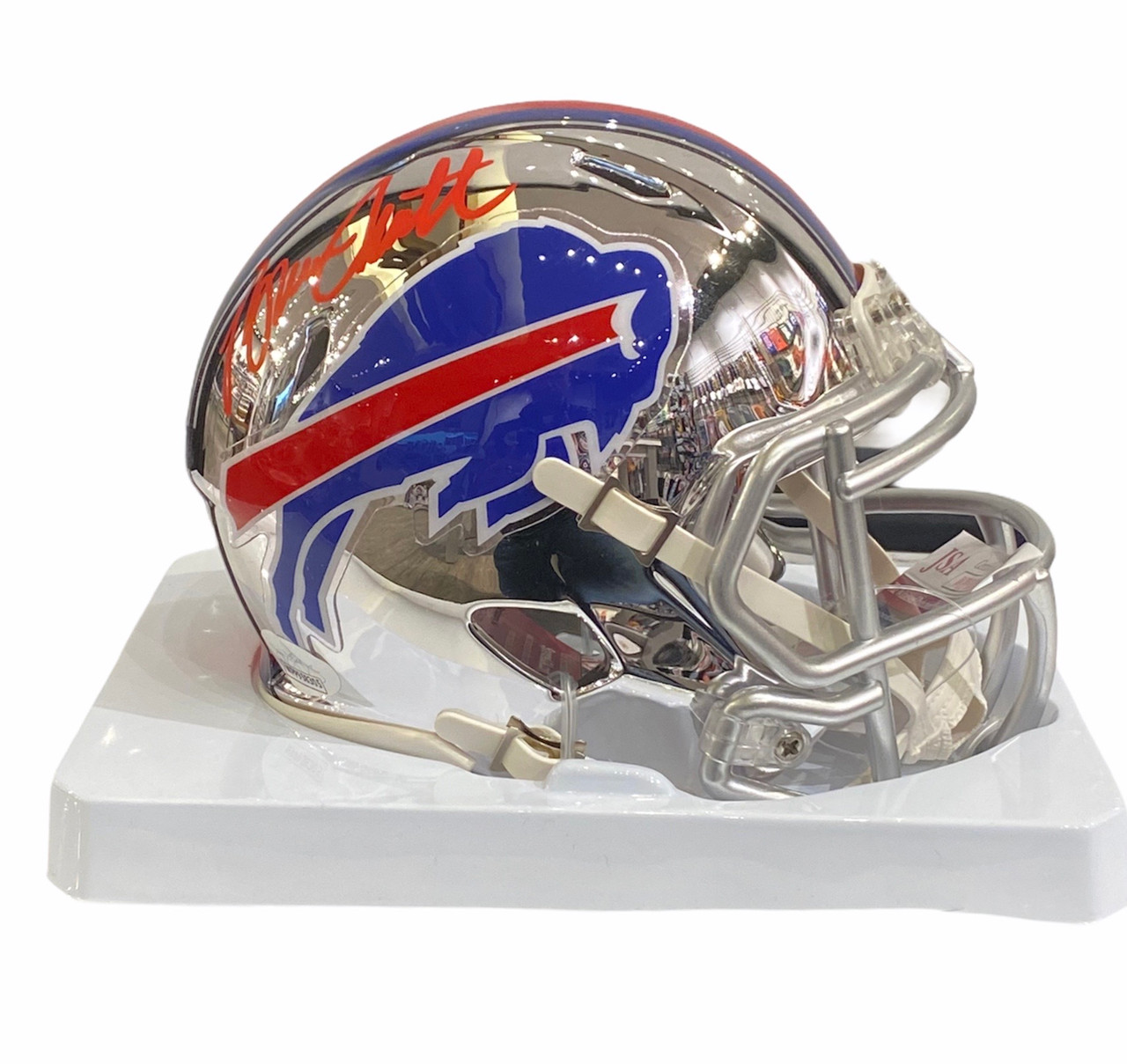 bruce smith signed mini helmet