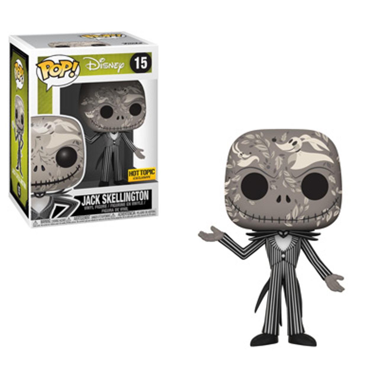 Jack Skellington #15 Zero Artwork Disney Hot Topic Exclusive Funko