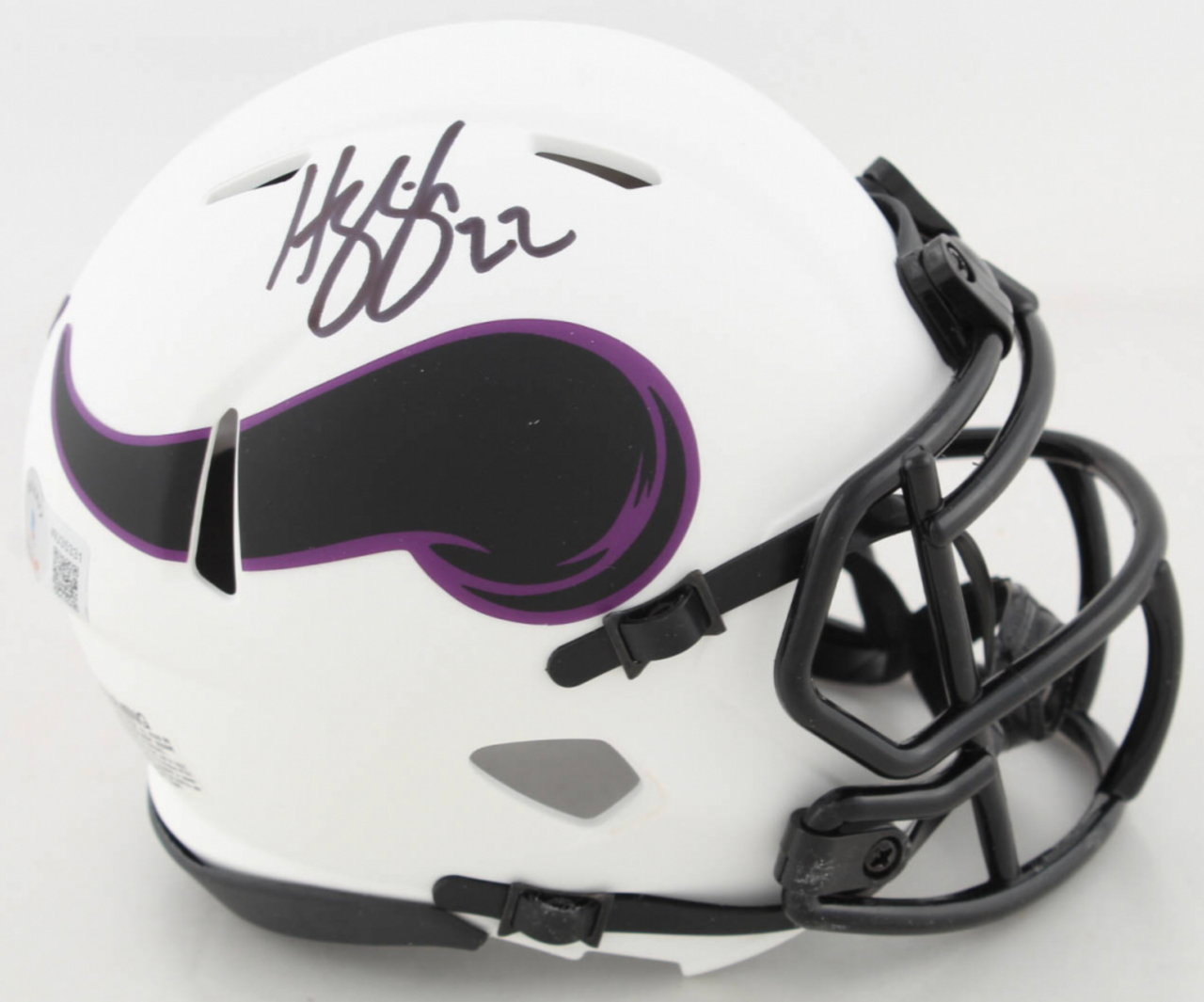 Harrison Smith Signed Vikings Mini Speed Helmet (TSE Hologram