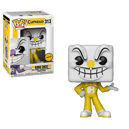 King Dice 313 Cuphead Yellow Tux Chase Funko Pop Maverick Autographs