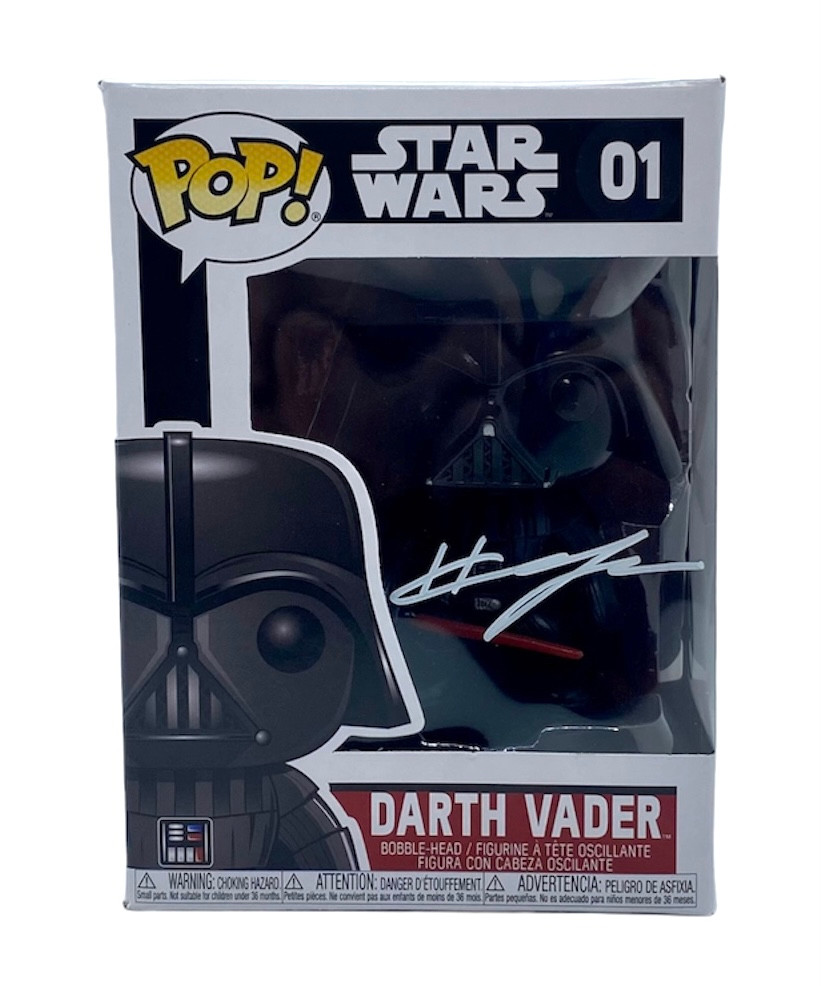 Hayden Christensen #01 Star Wars Darth Vader Signed Funko Pop