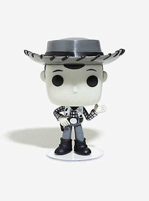 Woody #168 Toy Story Black and White Box Lunch Exclusive Pop Funko Woody #168 Toy Story Black and White Box Lunch Exclusive Pop Funko