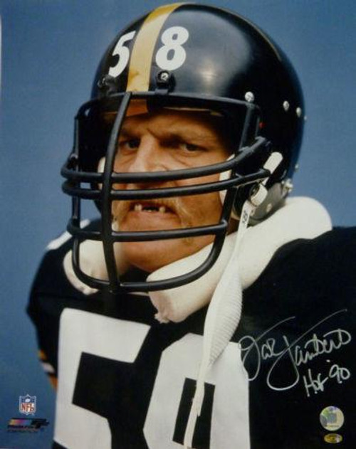 Jack Lambert Pittsburgh Steelers Autographed No Teeth 16x20 Photo