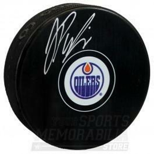 Jesse Puljujarvi Edmonton Oilers Signed Hockey Puck Jesse Puljujarvi Edmonton Oilers Signed Hockey Puck