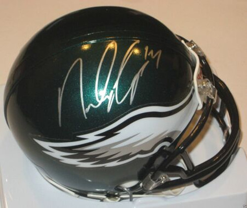 Riley Cooper Philadelphia Eagles Autographed Mini Football Helmet