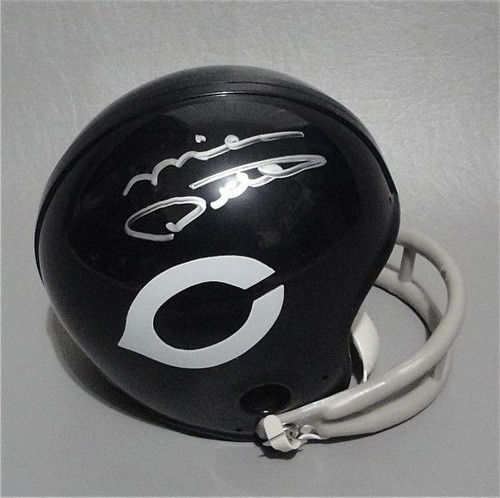 Mike Ditka Chicago Bears Autographed 2 Bar Retro Mini Football Helmet Mike Ditka Chicago Bears Autographed 2 Bar Retro Mini Football Helmet