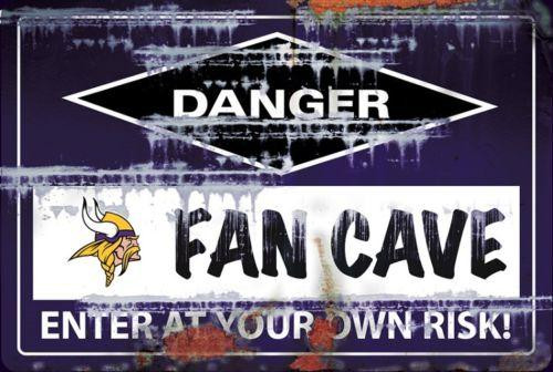 Minnesota Vikings NFL Fan Cave Sign