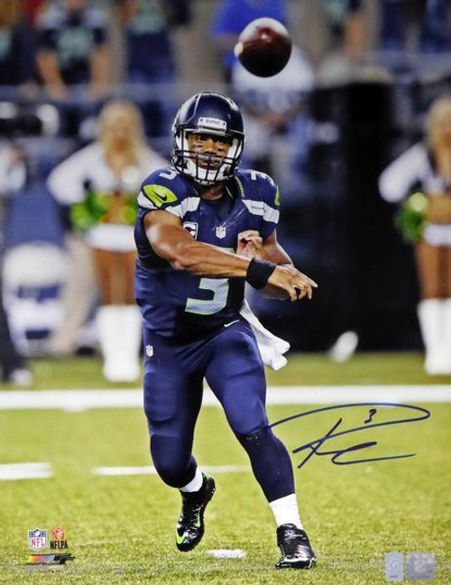 Russell Wilson Seattle Seahawks Autographed Throwing 16x20 Photo Russell Wilson Seattle Seahawks Autographed Throwing 16x20 Photo