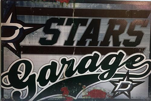 Dallas Stars NHL Garage Sign