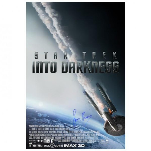 Simon Pegg Signed 27x40 Star Trek: Into Darkness Poster Simon Pegg Signed 27x40 Star Trek: Into Darkness Poster