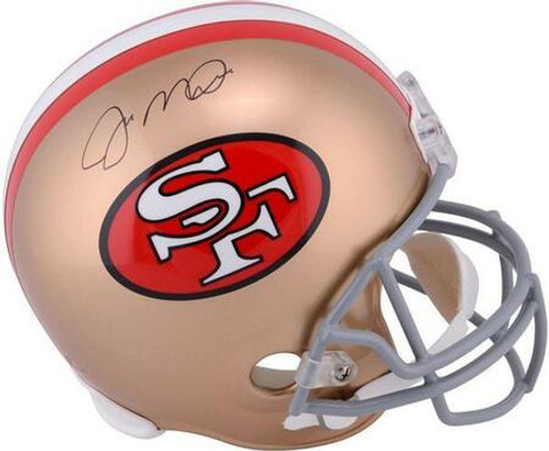 Joe Montana San Francisco 49ers Autographed Full Size Replica Helmet