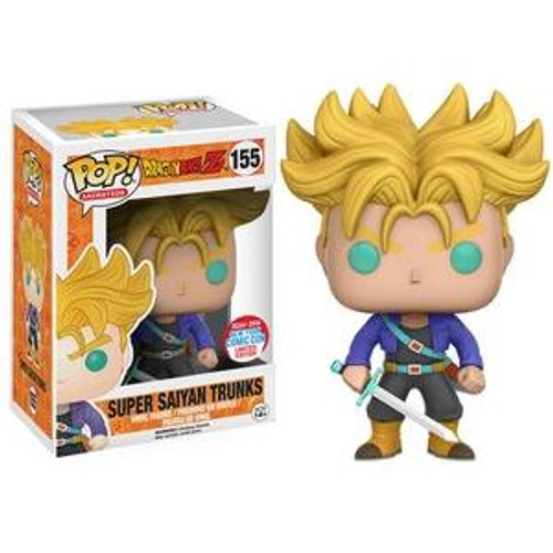 Super Saiyan Trunks Dragon Ball Z #155 NYCC Exclusive Funko Pop Super Saiyan Trunks Dragon Ball Z #155 NYCC Exclusive Funko Pop