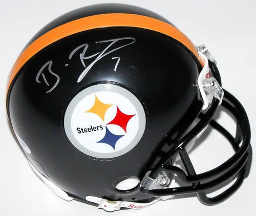 Ben Roethlisberger Pittsburgh Steelers Autographed Mini Football Helmet Ben Roethlisberger Pittsburgh Steelers Autographed Mini Football Helmet