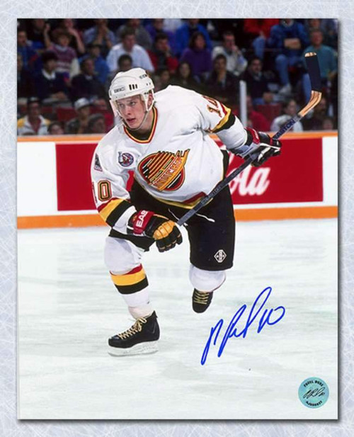 Pavel Bure Vancouver Canucks Autographed Stanley Cup 16x20 Photo