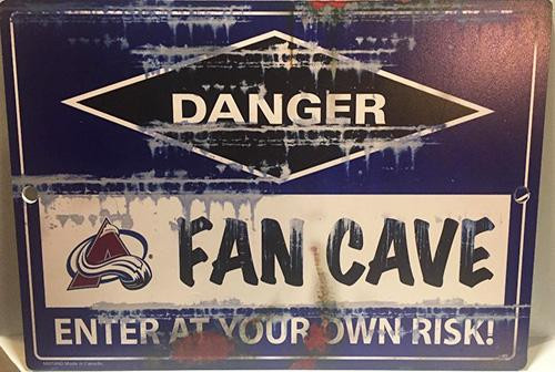 Colorado Avalanche NHL Fan Cave Sign