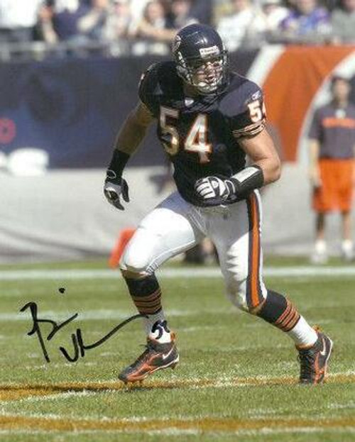 Brian Urlacher Chicago Bears Autographed 8x10 Photo