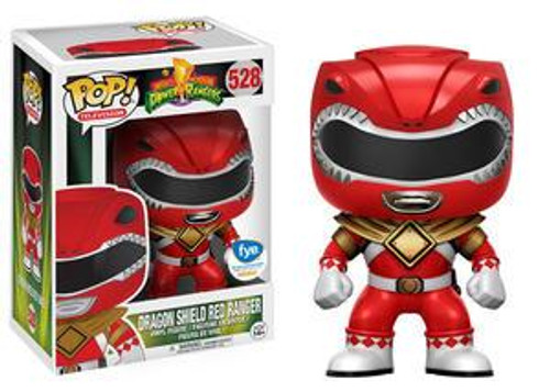 Red Ranger Dragon Shield #528 FYE Exclusive Funko Pop Red Ranger Dragon Shield #528 FYE Exclusive Funko Pop