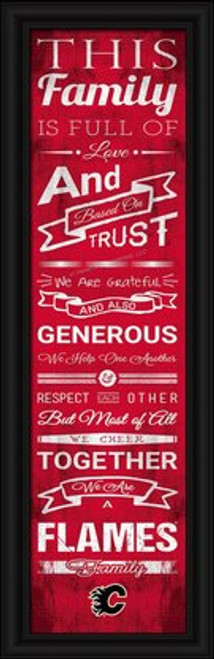 Calgary Flames NHL Framed Family Cheer Framed Art Print Calgary Flames NHL Framed Family Cheer Framed Art Print