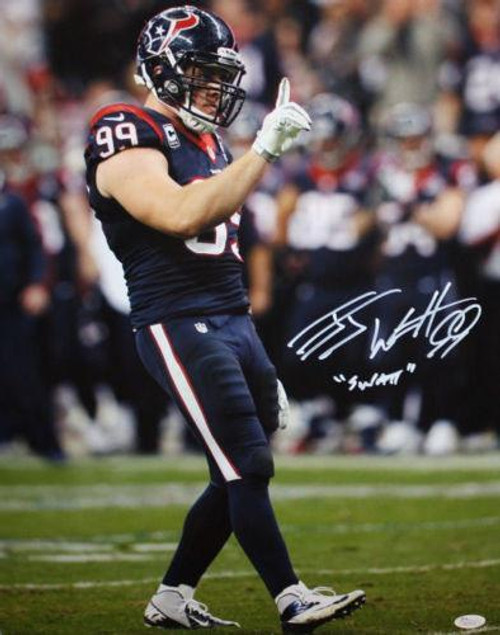 JJ Watt Houston Texans Autographed Swatt 16x20 Photo