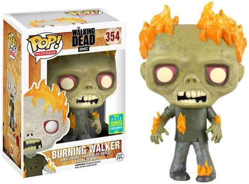 Burning Walker The Walking Dead #354 SDCC Exclusive Funko Pop Burning Walker The Walking Dead #354 SDCC Exclusive Funko Pop