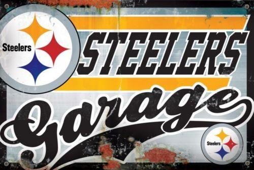 Pittsburgh Steelers NFL Garage Sign