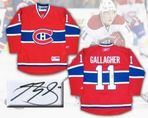 Brendan Gallagher Canadiens Signed Reebok Jersey