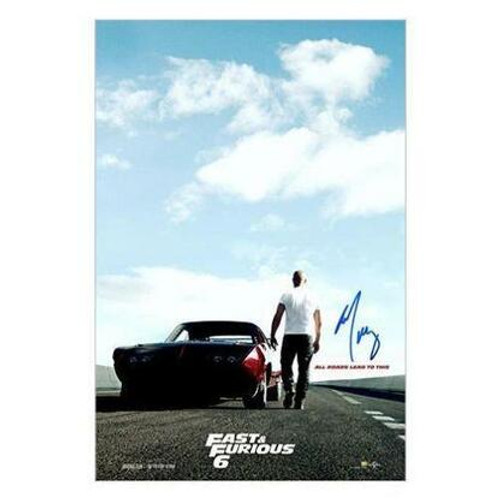 Michelle Rodriguez Letty Autographed 27x40 Original D/S Fast & Furious 6 Poster Michelle Rodriguez Letty Autographed 27x40 Original D/S Fast & Furious 6 Poster
