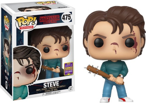 Steve with Bat Stranger Things #475 Summer Convention Shared Exclusive Funko Pop Steve with Bat Stranger Things #475 Summer Convention Shared Exclusive Funko Pop