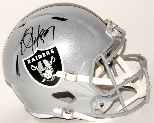 Bo Jackson Oakland Raiders Autographed Full Size Replica Speed Football helmet Bo Jackson Oakland Raiders Autographed Full Size Replica Speed Football helmet