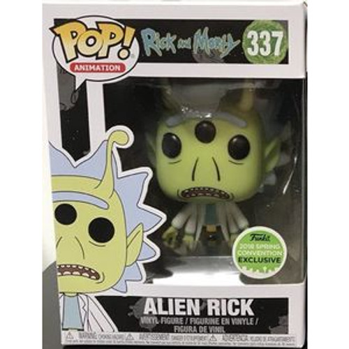 Alien Rick #337 Rick and Morty Hot Topic Spring Convention Shared Exclusive Funko Pop Alien Rick #337 Rick and Morty Hot Topic Spring Convention Shared Exclusive Funko Pop