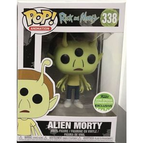 Alien Morty #338  Rick and Morty Hot Topic Spring Convention Shared Exclusive Funko Pop Alien Morty #338  Rick and Morty Hot Topic Spring Convention Shared Exclusive Funko Pop