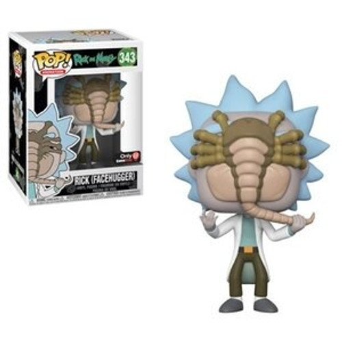 Rick Facehugger #343 Rick and Morty Eb Games Exclusive Funko Pop Rick Facehugger #343 Rick and Morty Eb Games Exclusive Funko Pop
