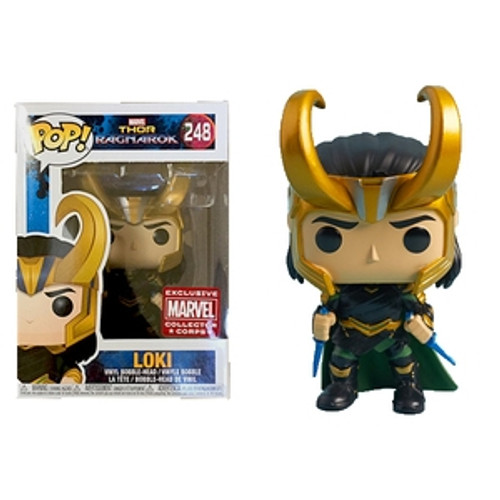 Loki Helmet #248 Thor Ragnarok Marvel Collector Corps Exclusive Funko Pop Loki Helmet #248 Thor Ragnarok Marvel Collector Corps Exclusive Funko Pop