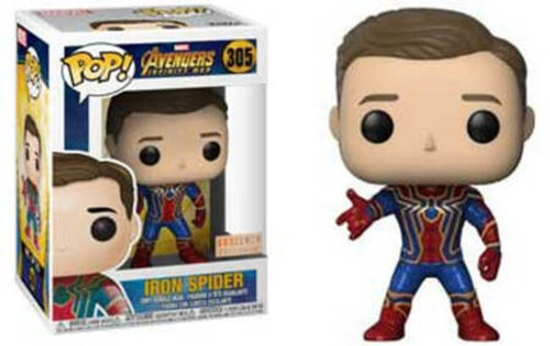 Iron Spider Unmasked #305 Avengers Infinity War Box Lunch Exclusive Funko Pop Iron Spider Unmasked #305 Avengers Infinity War Box Lunch Exclusive Funko Pop