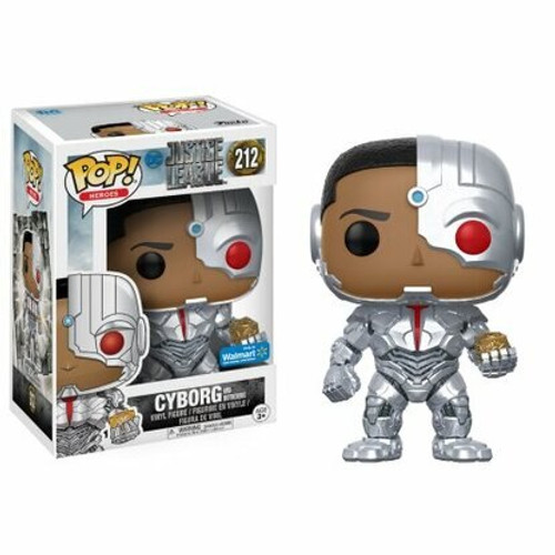 Cyborg #212 with Mother Box Justice League Walmart Exclusive Funko Pop
