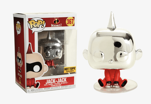 Jack Jack #367 Chrome Disney's The Incredibles 2 Hot Topic Exclusive Funko Pop Jack Jack #367 Chrome Disney's The Incredibles 2 Hot Topic Exclusive Funko Pop